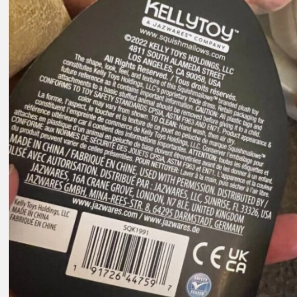 NWT Squishmallows 18” Hans with Golden Details - 100 millionth Celebration RARE! - Picture 10 of 16